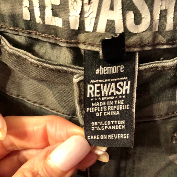Rewash Camo Stretch Skinny’s - Picture 4 of 6